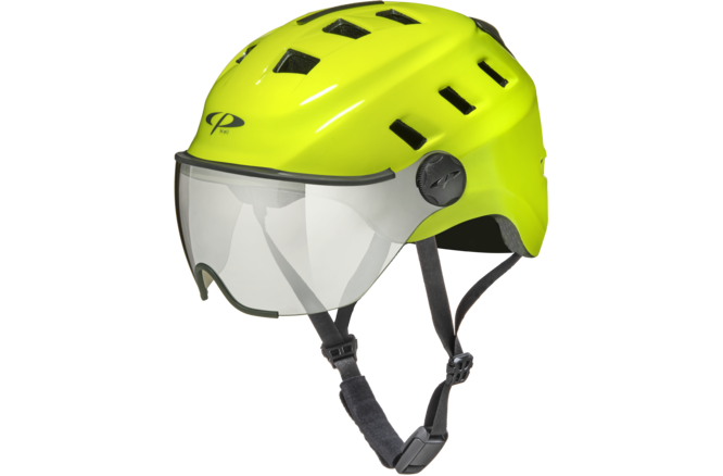 CP Bike CHIMO Helmet visor vario fluo yellow shiny, S/M