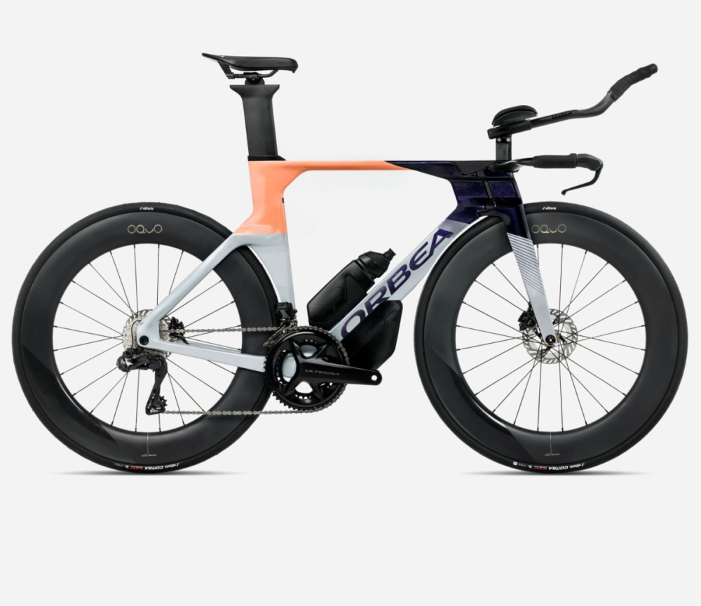 Orbea ORDU M20iLTD Halo Silver - Tanzanite Carbon View - Orange Cloud (Gloss), S