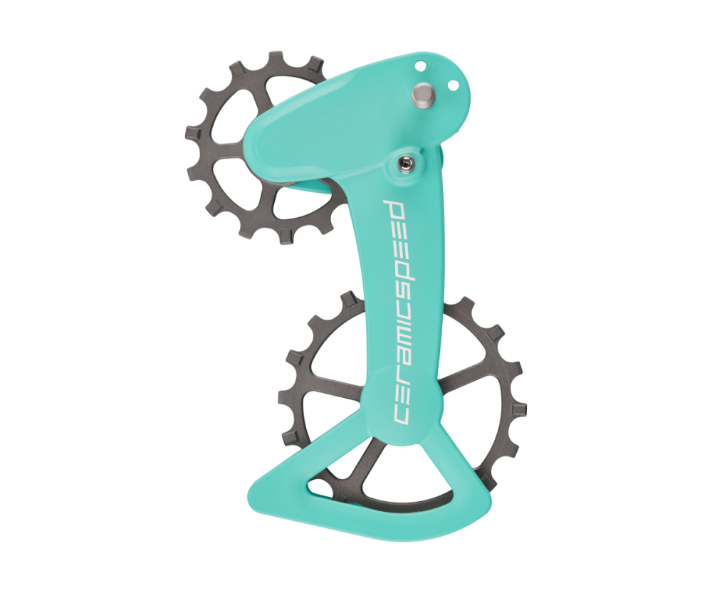 CeramicSpeed OSPW X for Shimano XT/XTR 12s Cerakote Limited Edition, Icy Blue/Silver