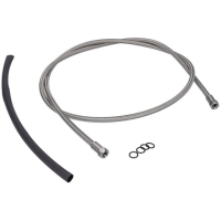 Trickstuff Bremsleitungsset Goodridge raw 5mm, 2000mm, inkl. 2x 5mm Überwurfmutter