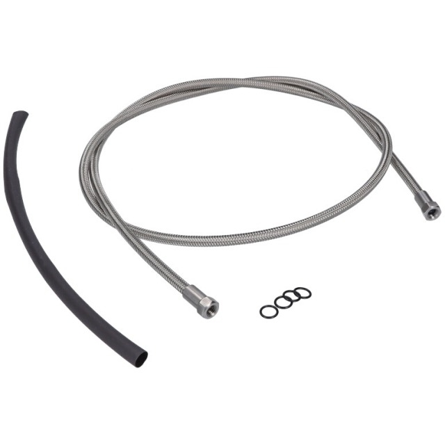 Trickstuff Bremsleitungsset Goodridge raw 5mm, 900mm, inkl. 2x 5mm Überwurfmutter