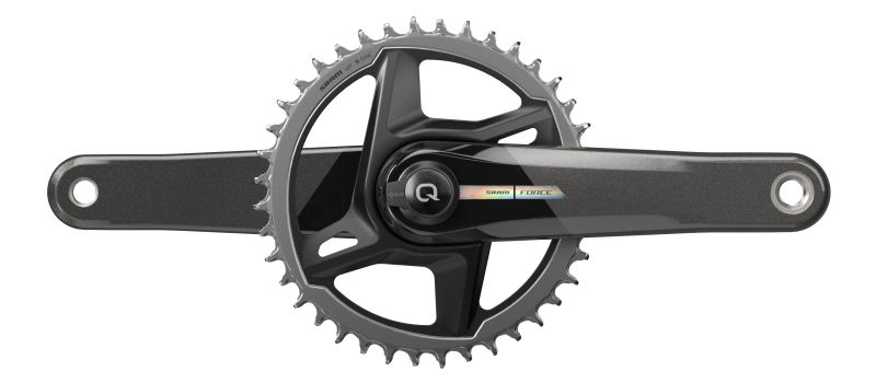 SRAM Powermeter Force 1x D2 170mm 40Z DUB Wide, Direct Mount, Carbon, Grey