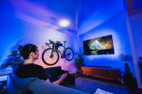 STASDOCK Fahrrad Wandhalterung, Bike Wall Organizer, für 1 Bike, Happy Black - schwarz