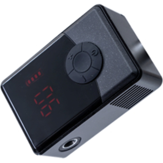 Lelumia Minipumpe Elektrisch, max. 130 psi inkl. USB-C Ladekabel schwarz