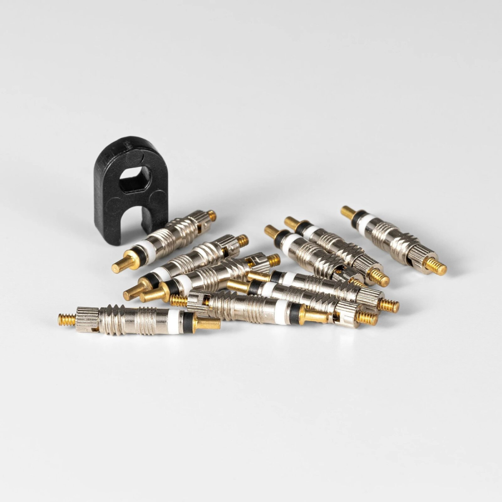GRANITE Juicy Nipple PRESTA Valve Core, Ventileinsatz, SET , 1 Installationswerkzeug
