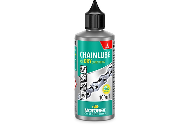MOTOREX Chainlube DRY Kettenöl Flasche 100 ml