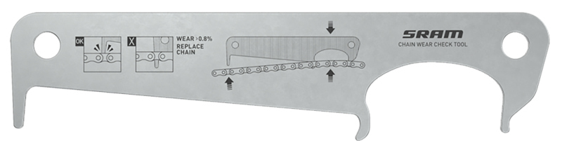 SRAM Sram Chain Wear Check Tool (For 0.8% Wear Chains)