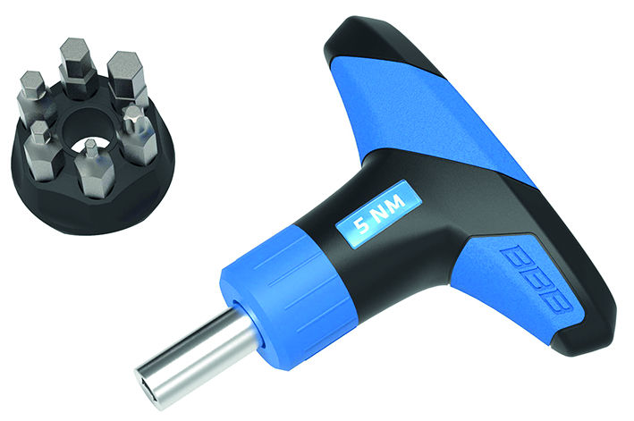 BBB Drehmomentschlüssel-Kit 5 NM mit Inbus: 2/3/4/5/6, Torx T25