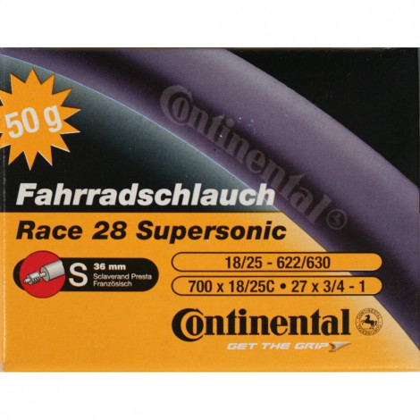 Continental Schlauch Road Race 28 Supersonic, 700x20-25C, Ventil 42 mm
