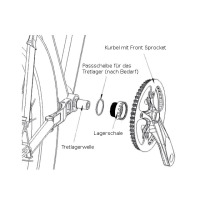 Gates Carbon Drive Distanzscheibe für Riemenscheibe 10x16x0.5mm