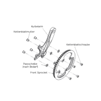 Gates Carbon Drive Distanzscheibe für Riemenscheibe 10x16x0.5mm