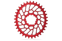 absoluteBLACK Kettenblatt, OVAL, MTB, für Sram, DIRECT MOUNT, GXP - N/W, 0mm Versatz, Superboost, RED - rot, 34 Zä