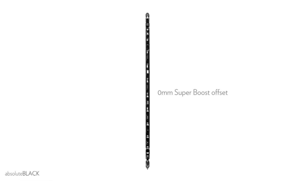 absoluteBLACK absoluteBLACK, Kettenblatt, OVAL, MTB, für Sram, DIRECT MOUNT, GXP, 0mm Versatz, Superboost, BLAC...