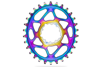 absoluteBLACK absoluteBLACK, Kettenblatt, OVAL, MTB, für Sram, DIRECT MOUNT, GXP, 3mm Versatz, Boost, PVD RAINB...