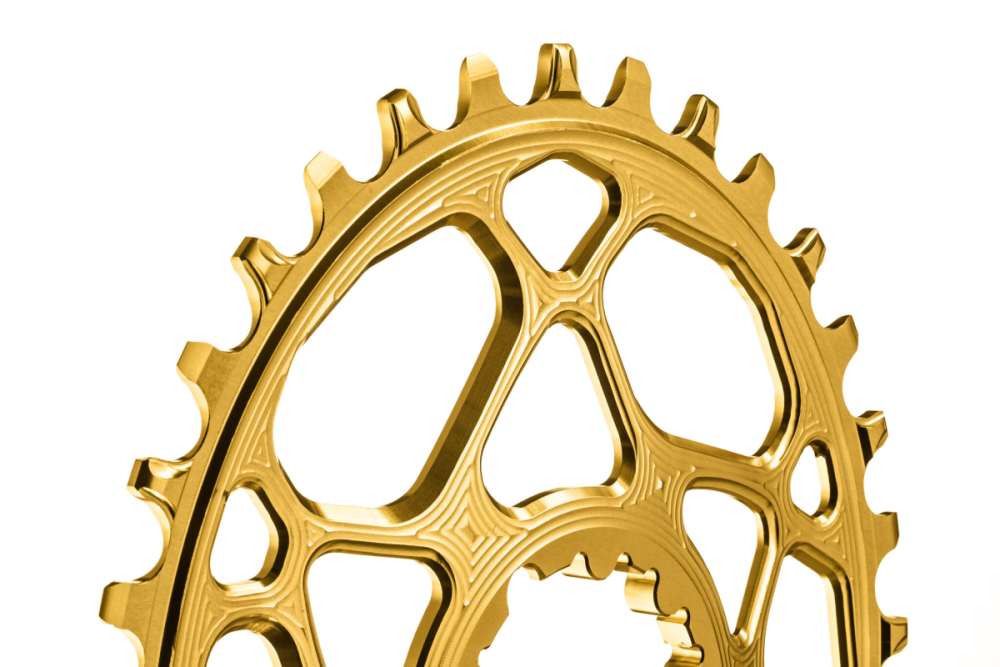 absoluteBLACK absoluteBLACK, Kettenblatt, OVAL, MTB, für Sram, DIRECT MOUNT, GXP, 3mm Versatz, Boost, GOLD, 36 ...