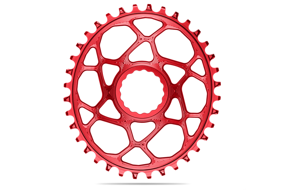 absoluteBLACK absoluteBLACK, Kettenblatt, OVAL, MTB, für RaceFace Cinch, Direct-Mount, - N/W, RED - ROT, 36 Zähne