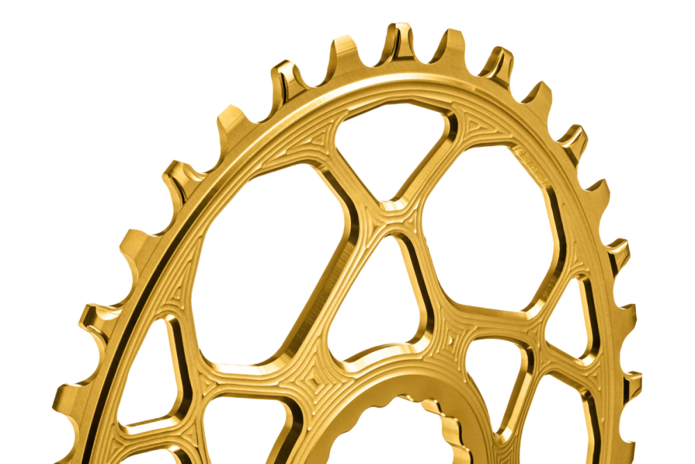 absoluteBLACK absoluteBLACK, Kettenblatt, OVAL, MTB, für RaceFace Cinch, Direct-Mount, - Boost 148, GOLD, 36 Zähne