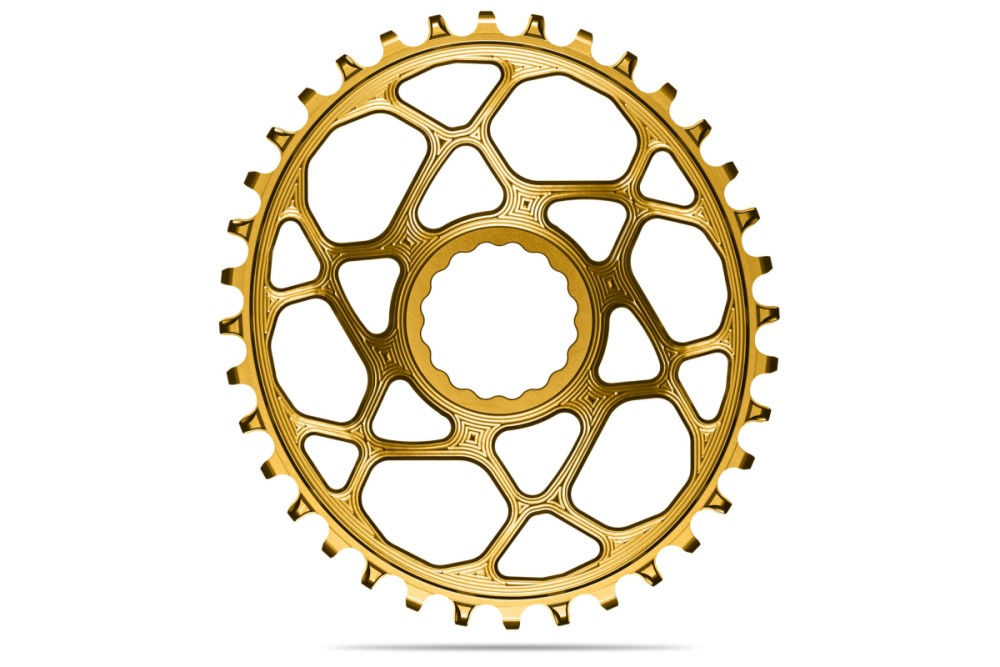 absoluteBLACK absoluteBLACK, Kettenblatt, OVAL, MTB, für RaceFace Cinch, Direct-Mount, - Boost 148, GOLD, 36 Zähne