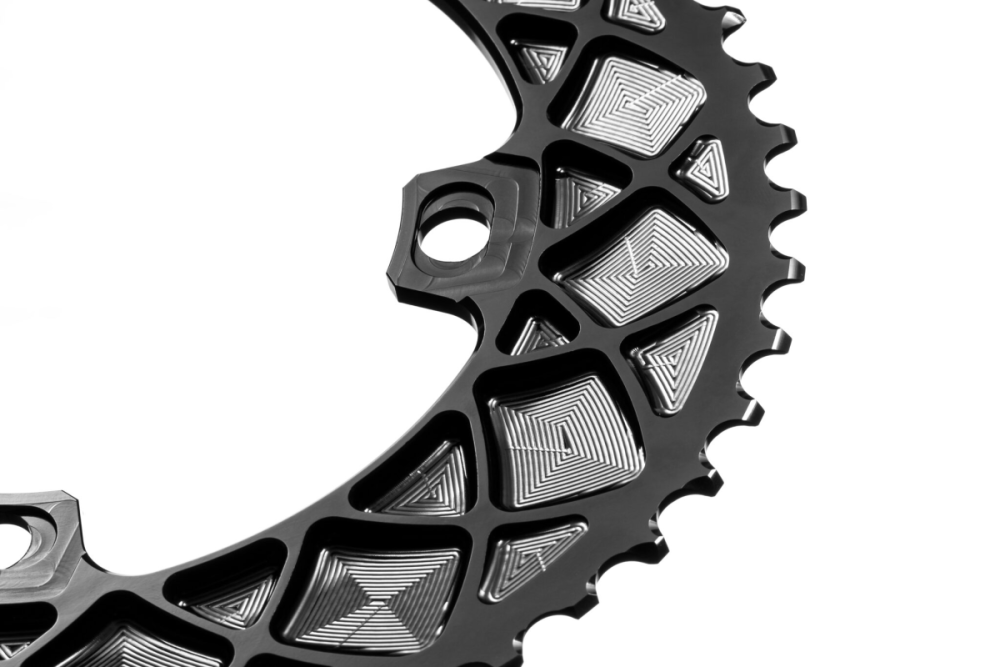 absoluteBLACK absoluteBLACK, Kettenblatt, OVAL, Road, für FSA , 2-fach 110/4, 50 Zähne, BLACK only - nur Schwarz