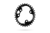 absoluteBLACK Kettenblatt, OVAL, MTB, für Rotor, 76/4, assysmetrischer Spider, N/W, only BLACK - nur SCHWARZ, 34 Z