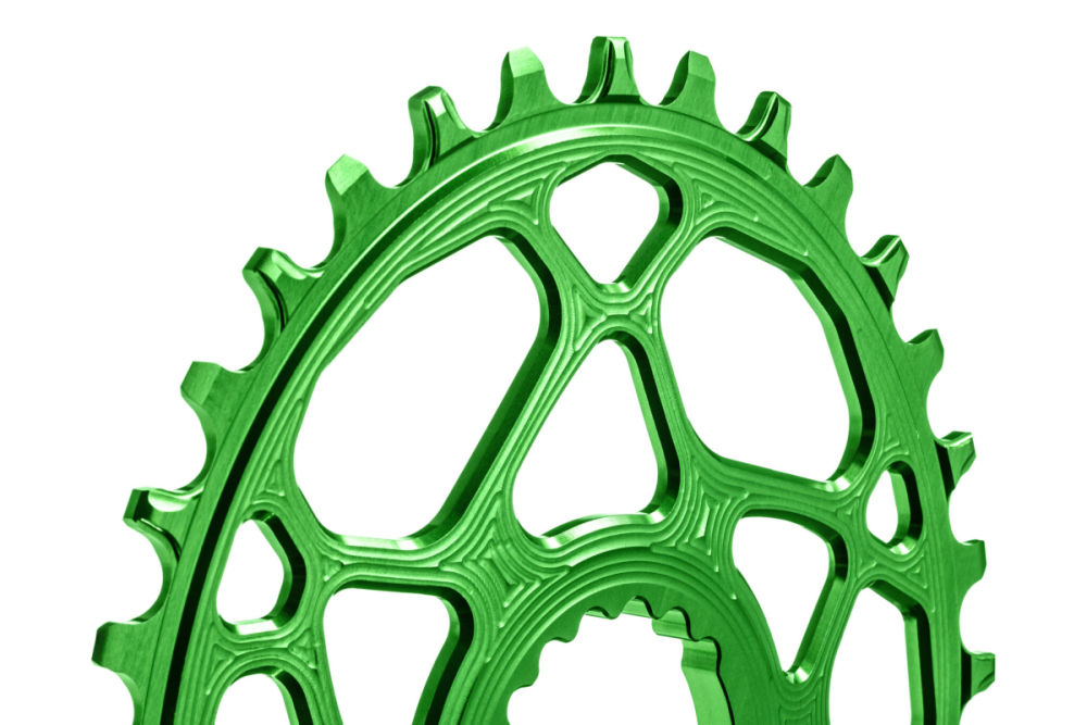 absoluteBLACK absoluteBLACK, Kettenblatt, OVAL, MTB, für Cannondale Hollowgram, DM, GREEN , 30 Zähne