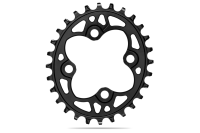 absoluteBLACK Kettenblatt, OVAL, MTB, 64/4, N/W, BLACK