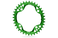 absoluteBLACK Kettenblatt, OVAL, MTB, 104/4 N/W, GREEN - GRÜN, 30 Zähne