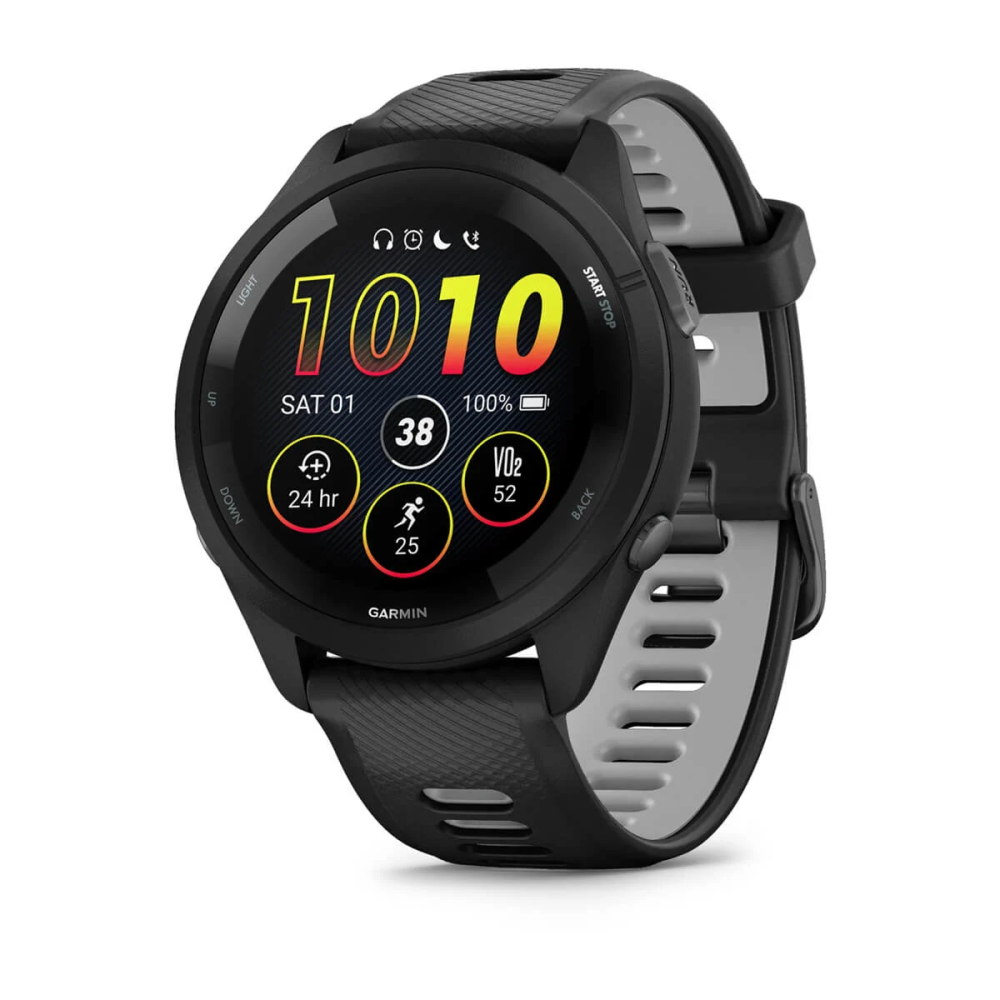 Garmin Forerunner® 265 Music, Sportuhr, Schwarz
