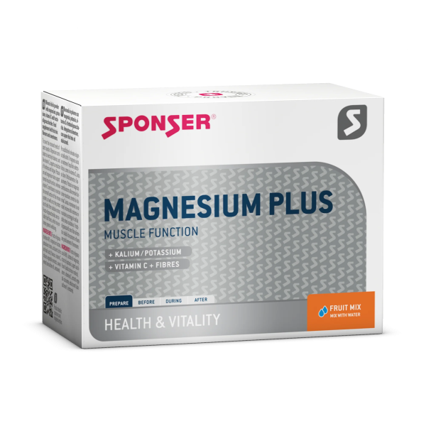 Sponser Magnesium Plus, FRUITMIX Display (20 x 6.5 g)