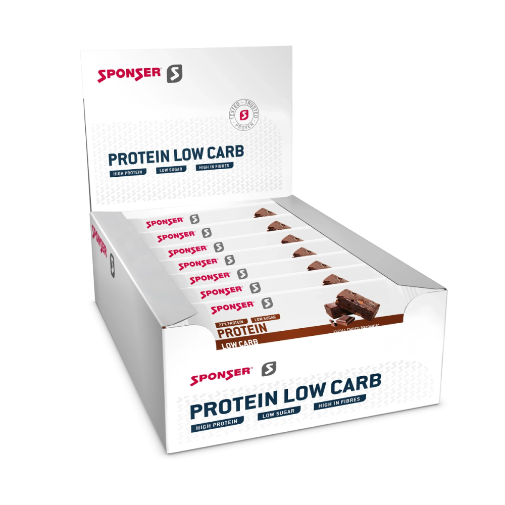 Sponser Protein Low Carb, CHOCO BROWNIE Display (25 x 50 g)