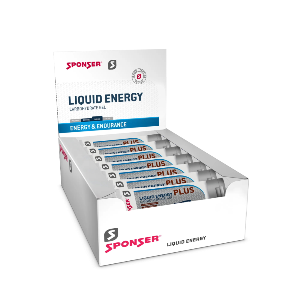 Sponser LIQUID ENERGY PLUS, Cola-Lemon, Display 18 x 70g Tube