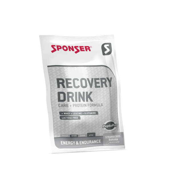 Sponser Recovery Drink, 60g Sachet, Erdbeer/Banane