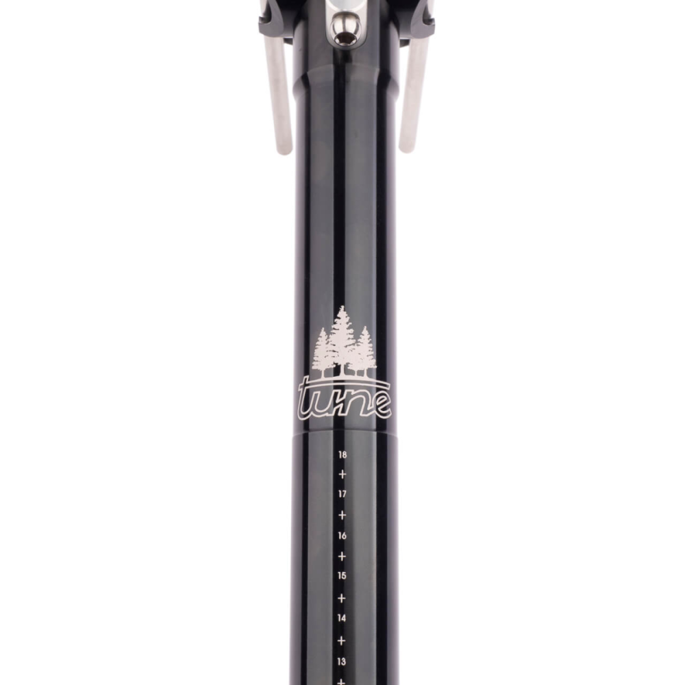 Tune Starkes Stück, Sattelstütze, Aluminium, Länge 340mm, Durchmesser 31.6mm, Silber