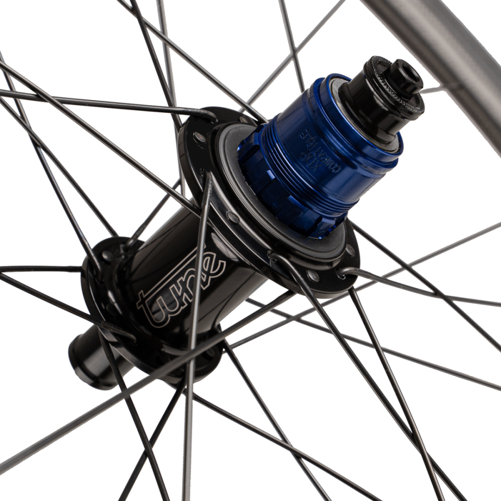 Tune Rear Wheel Rim Brake, ROAD CARBON, SB45ed, Mag 24h, QR5, Standard Bearings, Campa10/11/12